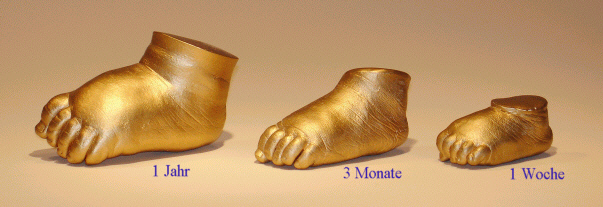 3D Abdruck von babyfusserl.at